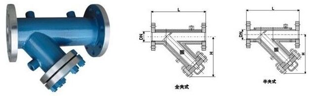 BGL41H保溫Y型過濾器結構圖紙 BGL41H保溫Y型過濾器結構圖紙